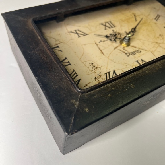 Antique looking Mantel Or Wall Clock 10x6x2 - Picture 6 of 9